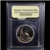 Image 2 : Proof 1986-S Liberty Modern Commem Half Dollar 50c Graded GEM++ Proof Deep Cameo By USCG
