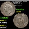 Image 1 : 1937 Great Britain1  Shilling Silver KM# 853 Grades Select Unc