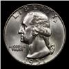 Image 2 : 1951-p Washington Quarter 25c Grades GEM++ Unc