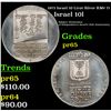 Image 1 : Proof 1973 Israel 10 Lirot Silver KM# 71 Grades GEM Proof