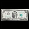 Image 2 : 1976 $2 Federal Reserve Note 1st Day of Issue, with Stamp Grades Select CU