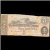 Image 2 : 1864 $5 Confederate Note, T69 Grades f+