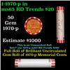 Image 1 : Shotgun Lincoln 1c roll, 1970-p 50 pcs Bank Wrapper.