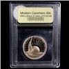 Image 2 : Proof 1986-S Liberty Modern Commem Half Dollar 50c Graded GEM++ Proof Deep Cameo By USCG