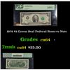 Image 1 : 1976 $2 Green Seal Federal Reserve Note By PMG