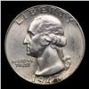 Image 2 : 1947-p Washington Quarter 25c Grades GEM++ Unc