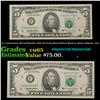 Image 1 : 2 x Consecutive Serial Number 1995 $5 Green Seal Federal Reserve Notes (Atlanta, GA) Grades Gem CU