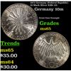 Image 1 : 1972 Germany (Federal Republic) 10 Mark Silver KM# 131 Grades GEM Unc