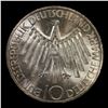 Image 3 : 1972 Germany (Federal Republic) 10 Mark Silver KM# 131 Grades GEM Unc