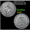 Image 1 : 1945(p) Venezuela 1 Bolivar Silver Y# 22a Grades Select Unc