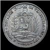 Image 3 : 1945(p) Venezuela 1 Bolivar Silver Y# 22a Grades Select Unc