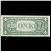 Image 3 : **Star Note** 1963 $1 Green Seal Federal Reserve Note Grades Gem CU