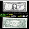 Image 1 : 1957B **Star Note** $1 Blue Seal Silver Certificate Grades Select AU
