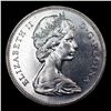 Image 2 : 1965 Small Beads, Pointed 5 Canada Dollar $1 Grades GEM+ UNC PL