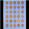 Image 4 : Near Complete Lincoln 1c Whitiman Album, 1909-1940, 69 coins in Total