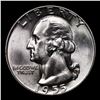 Image 2 : 1955-p Washington Quarter 25c Grades GEM++ Unc