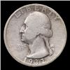 Image 2 : 1932-d Washington Quarter 25c Grades vg+