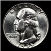 Image 2 : 1955-p Washington Quarter 25c Grades GEM++ Unc