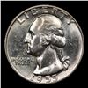 Image 2 : 1955-d Washington Quarter 25c Grades Choice+ Unc