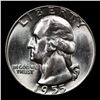 Image 2 : 1955-p Washington Quarter 25c Grades GEM+ Unc