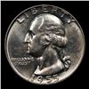 Image 2 : 1955-d Washington Quarter 25c Grades GEM+ Unc