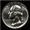 Image 2 : 1955-d Washington Quarter 25c Grades GEM+ Unc