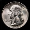Image 2 : 1951-s Washington Quarter 25c Grades GEM Unc