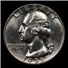 Image 2 : 1955-d Washington Quarter 25c Grades Choice+ Unc