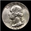 Image 2 : 1941-p Washington Quarter 25c Grades GEM+ Unc