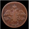 Image 2 : Russia 1837 EM HA 2  Kopek C# 139.1 Grades vf++