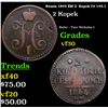 Image 1 : Russia 1844 EM 2  Kopek C# 145.1 Grades vf++