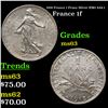 Image 1 : 1918 France 1 Franc Silver KM# 844.1 Grades Select Unc