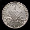 Image 3 : 1918 France 1 Franc Silver KM# 844.1 Grades Select Unc