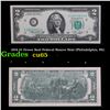 Image 1 : 1976 $2 Green Seal Federal Reseve Note (Philadelphia, PA) Grades Gem CU