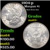Image 1 : 1904-p Morgan Dollar $1 Grades Select+ Unc
