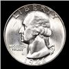 Image 2 : 1946-p Washington Quarter 25c Grades Choice+ Unc