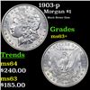 Image 1 : 1903-p Morgan Dollar $1 Grades Select+ Unc