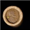 Image 2 : Mixed small cents 1c orig shotgun roll, 1918-s Wheat Cent, 1863 Indian Cent other end, Brinks Wrappe
