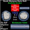 Image 1 : Buffalo Nickel Shotgun Roll in Old Bank Style 'Bell Telephone'  Wrapper 1925 &d Mint Ends