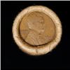 Image 2 : Mixed small cents 1c orig shotgun roll, 1918-d Wheat Cent, 1887 Indian Cent other end, Brinks Wrappe