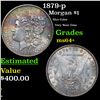 Image 1 : 1879-p Morgan Dollar $1 Grades Choice+ Unc