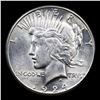 Image 2 : ***Auction Highlight*** 1924-s Peace Dollar $1 Grades Choice+ Unc By SEGS (fc)