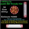 Image 1 : Shotgun Lincoln 1c roll, 1970-p 50 pcs Bank Wrapper.