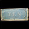 Image 3 : 1864 $10 Confederate Note, T68 Grades Choice AU