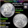 Image 1 : ***Auction Highlight*** 1878-p 8tf Morgan Dollar $1 Graded ms64+ BY SEGS (fc)