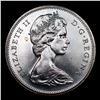 Image 2 : 1965 Small Beads, Pointed 5 Canada Dollar $1 Grades GEM+ UNC PL