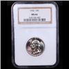 Image 2 : NGC 1952-p Washington Quarter 25c Graded ms66 BY NGC