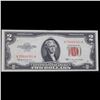 Image 2 : 1953C $2 Red Seal United States Note Key To The Series Grades Choice CU