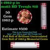 Image 1 : Shotgun Lincoln 1c roll, 1982-p 50 pcs Bank Wrapper.
