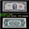Image 1 : 1953C $2 Red Seal United States Note Key To The Series Grades vf++